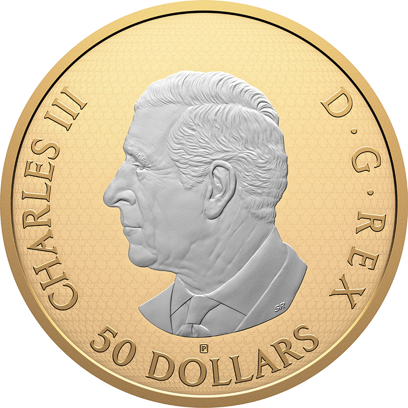 2023 5オンス カナダ 揺らめくメイプルリーフ 銀貨 プルーフ