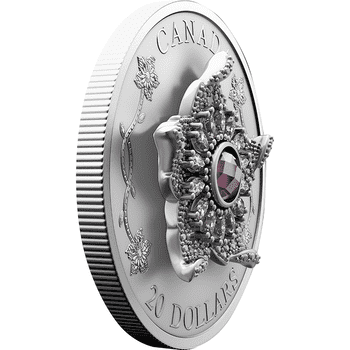 カナダ 2025年 ウィリアムソン・ダイヤモンド・ブローチ 20ドル