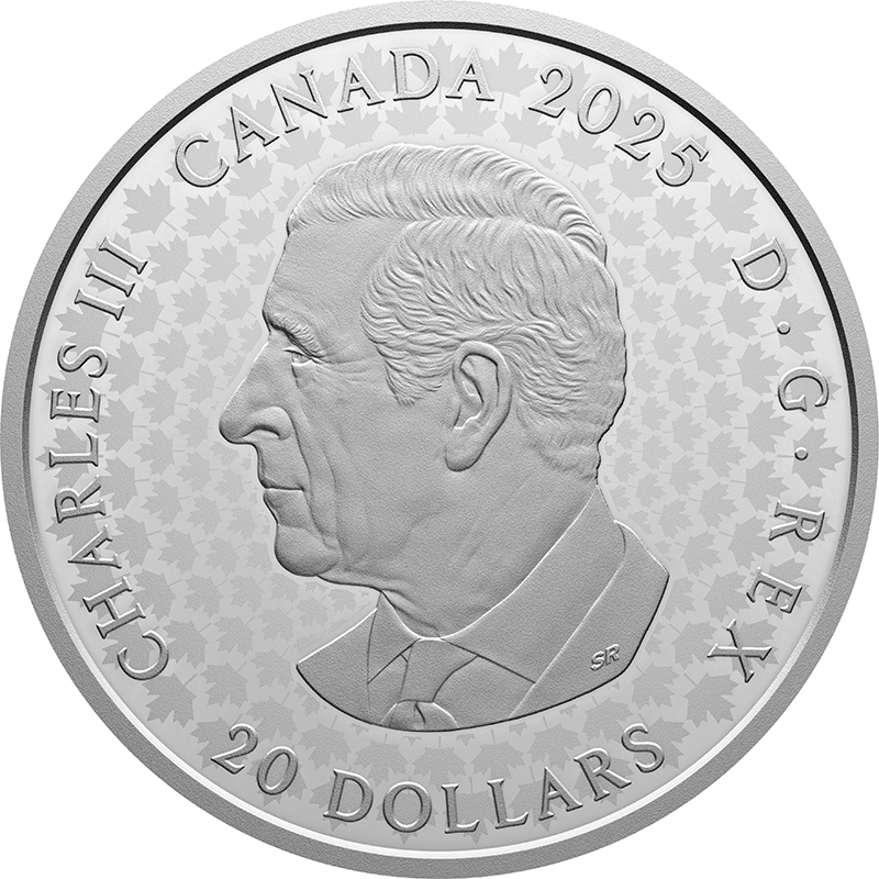 カナダ 2025年 偉大なハンター ハイイロオオカミ 20ドル銀貨