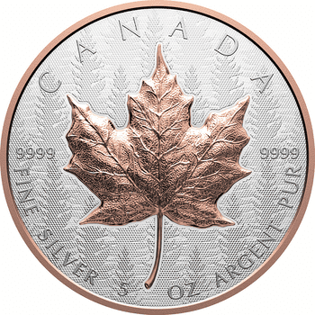 カナダ メープルリーフ金貨 50ドル 2021年 gp カナダ 2023年 メイプルリーフ銀貨発行35周年 5oz 50ドル銀貨