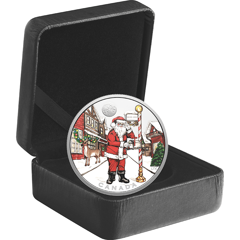 カナダ 2025年 クリスマスの魔法 20ドルカラー銀貨 ブルーフ