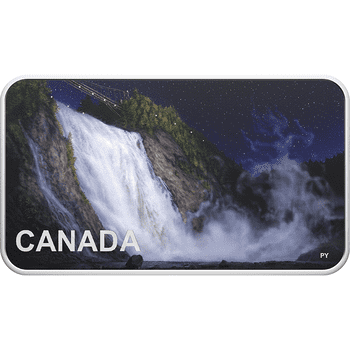 カナダ 2025年 エレガントなメイプルリーフ 20ドル銀貨ブラック