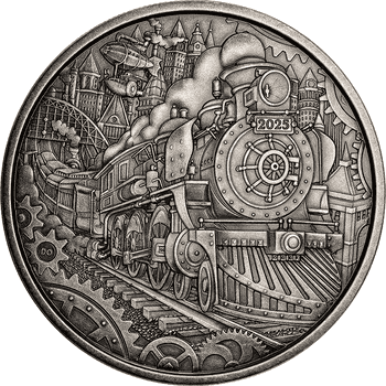 カナダ 2024年 国王チャールズ3世戴冠1周年 1ドルカラー銀貨 プルーフ