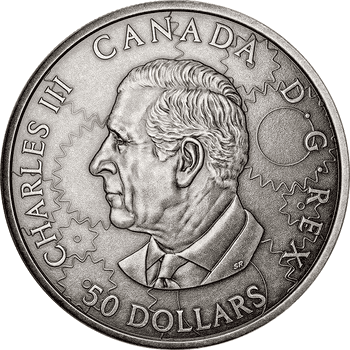 チャールズ3世 2024年 ドル銀貨カナダ 1オンス銀貨10枚セット カナダ 2024年 国王チャールズ3世戴冠1周年 1ドルカラー銀貨 プルーフ