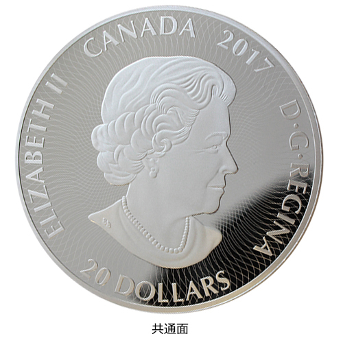 カナダ 2016-17年 万華鏡 20ドルカラー銀貨3種セット プルーフ 万華鏡 