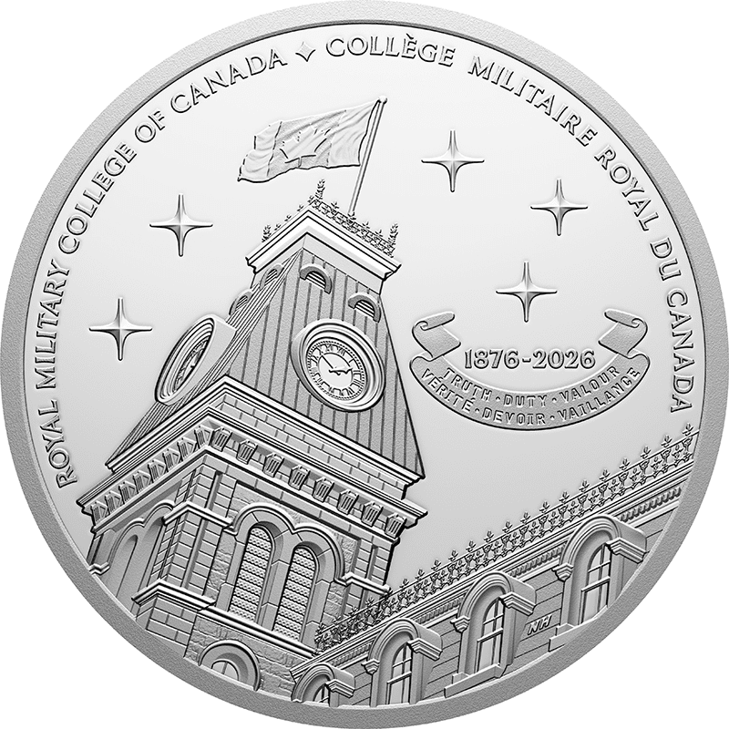 カナダ 2026年 カナダ王立軍事大学創立150周年 20ドル銀貨 プルーフ