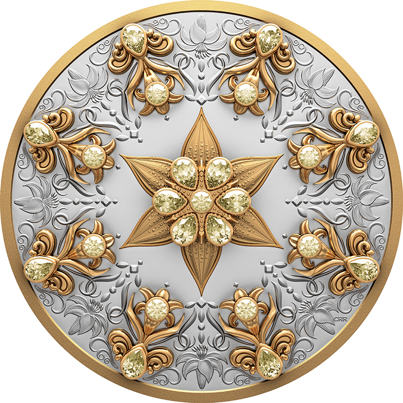 供給元問合せ】 カナダ 2025年 ダイヤモンドの輝き 優雅な輝き 1250