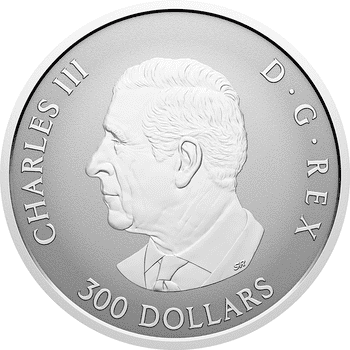 カナダ 2025年 3枚の重なるメイプルリーフ 20ドル銀貨 プルーフ