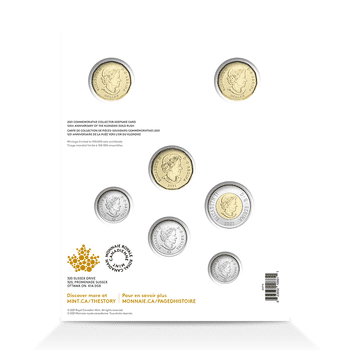 カナダ 2021年 クロンダイクのゴールドラッシュ125周年  記念貨入通常貨７種セット 未使用