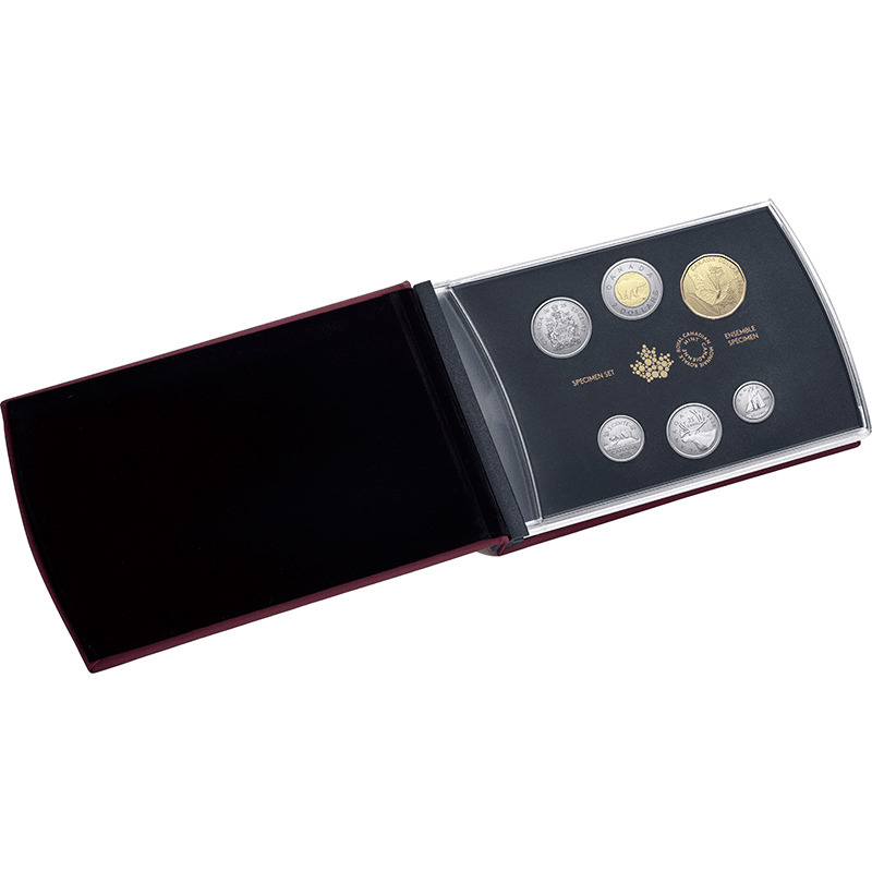 カナダ 2025年 記念貨入通常貨6 種スペシメンセット（5、 10、 25、 50