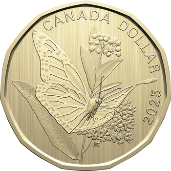 カナダ 2025年 エレガントなメイプルリーフ 20ドル銀貨