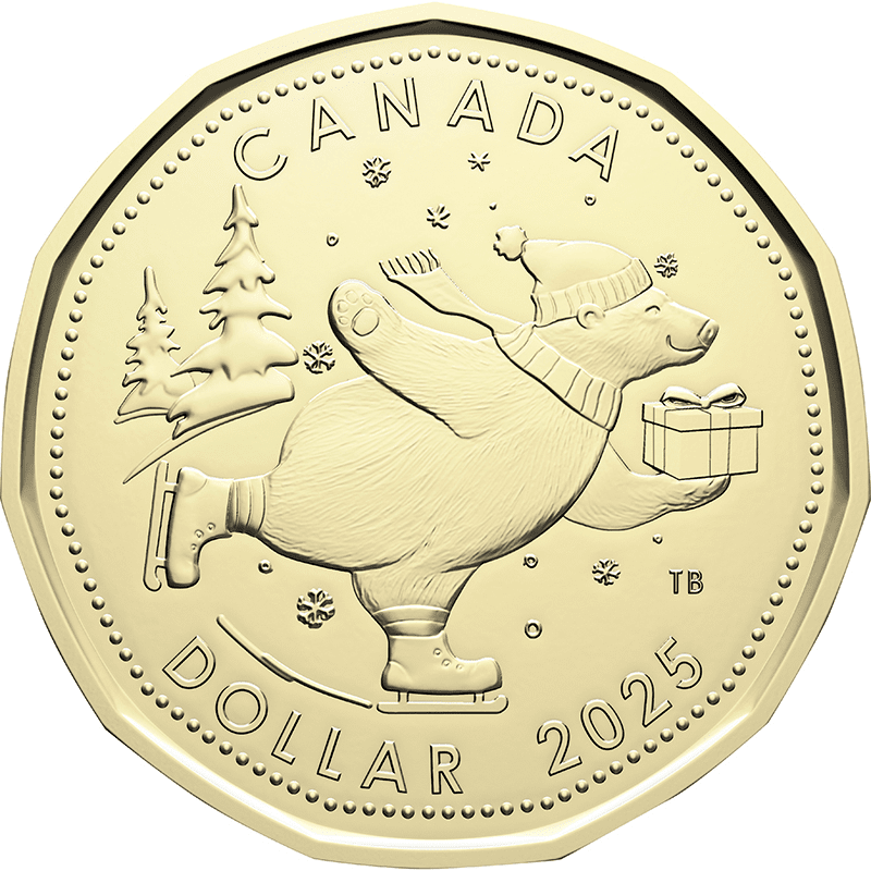 カナダ 2025年 ホリデーギフトセット 記念貨入通常貨5 種セット