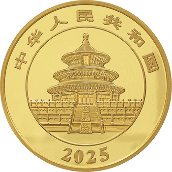 中国パンダ銀貨 中国2025年パンダ銀貨1OZ PCGS鑑定 初日発行