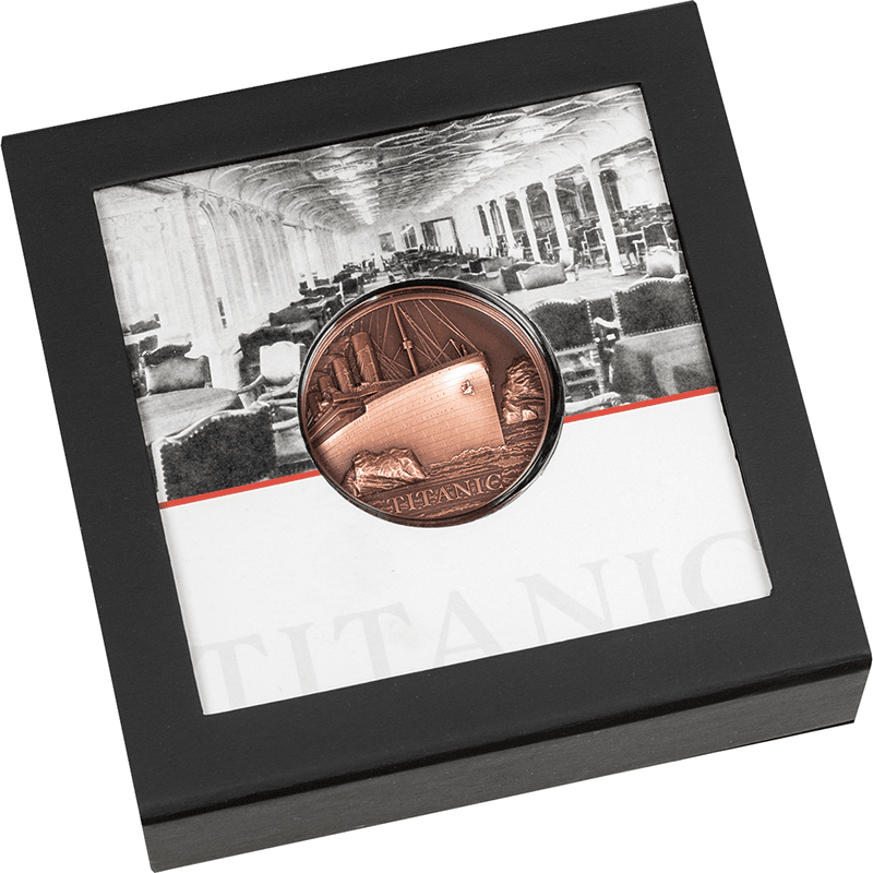 クック諸島 2022年 タイタニックの悲劇110周年 1ドル銅貨 アンティーク