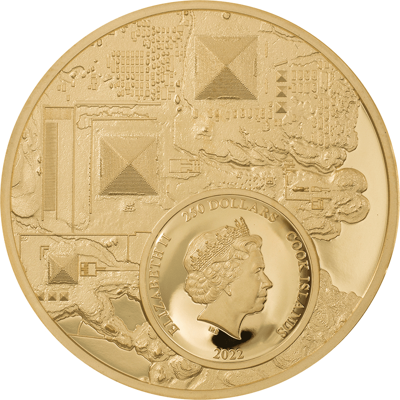 クック諸島 2022年 古代エジプトの王 ファラオ 250ドル金貨 プルーフ（ウルトラハイレリーフ） | オンラインショップ | 泰星コイン株式会社