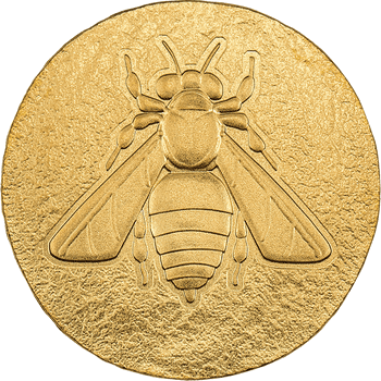 クック諸島 2023年 古代のミツバチ 5ドル金貨 未使用