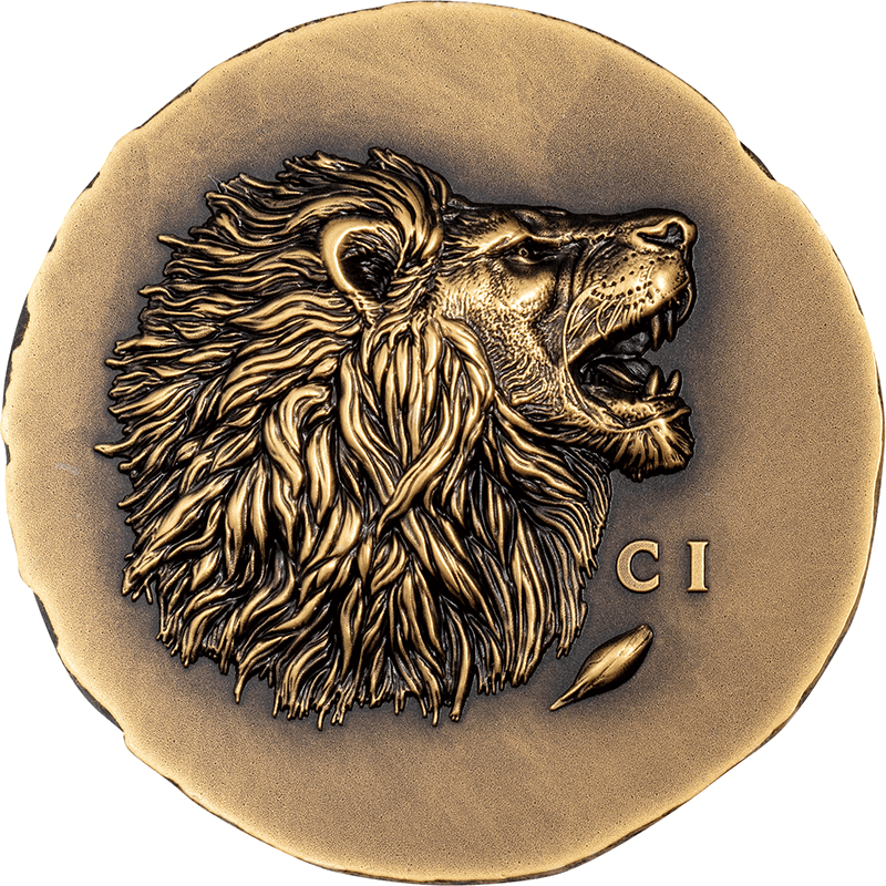 供給元問合わせ】クック諸島 2025年 アポロン神の動物 ライオン 250