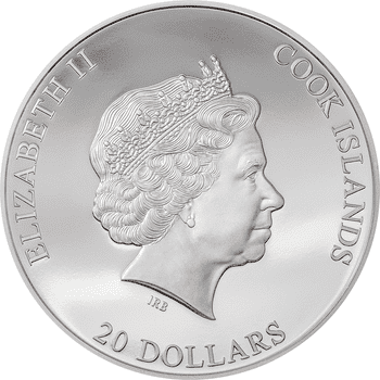 クック諸島 2021年 人間のもろさ 20ドル銀貨 プルーフ（ウルトラハイレリーフ）