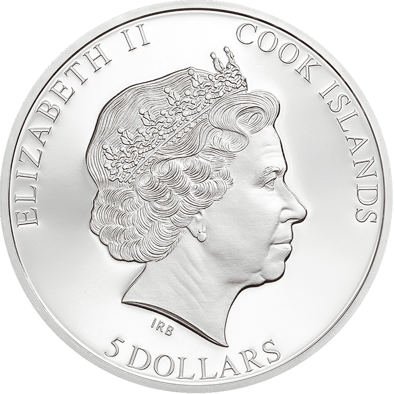 クック諸島 2022年 女王エリザベス2世追悼 1ドル銀貨 プルーフ | オンラインショップ | 泰星コイン株式会社