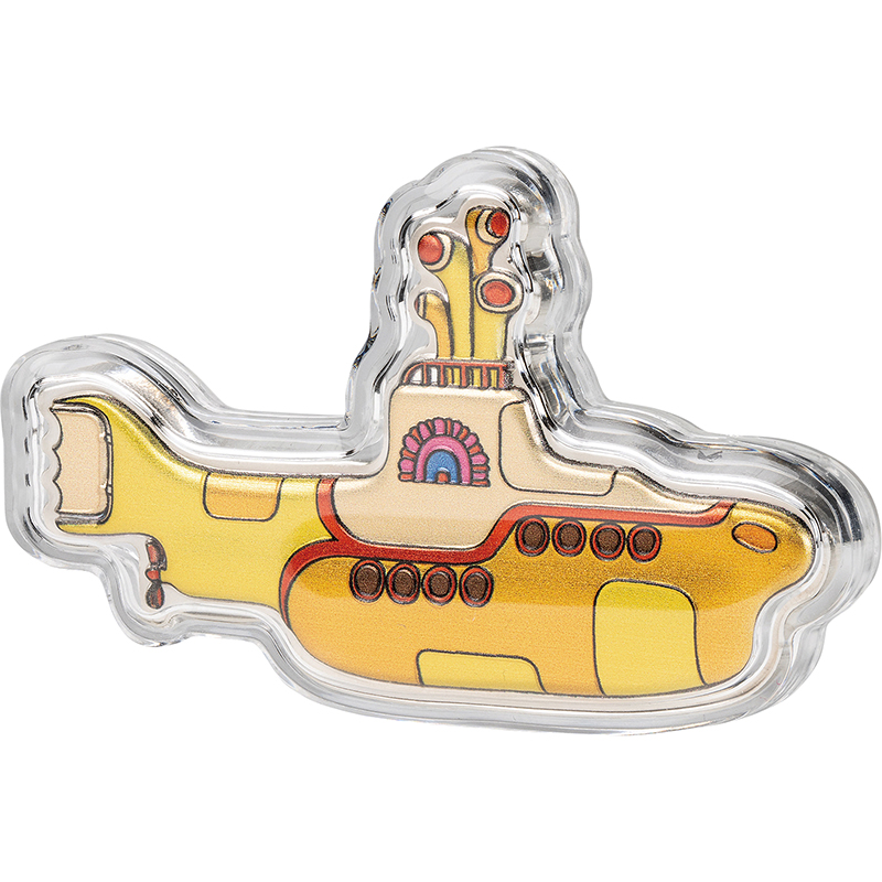 クック諸島 2024年 ビートルズの『イエロー・サブマリン』 5ドルカラー