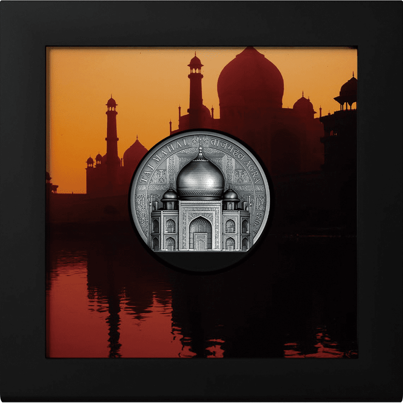 クック諸島 2025年 歴史的建造物 タージ・マハル 10ドル銀貨