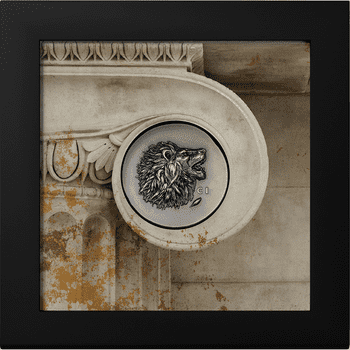 クック諸島 2025年 アポロン神の動物 ライオン 5ドル銀貨