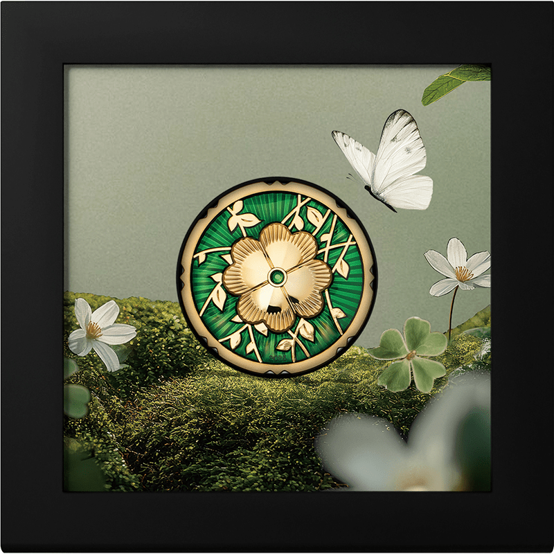 クック諸島 2025年 永遠に輝くクローバー 「幸運のかけら」 5ドル