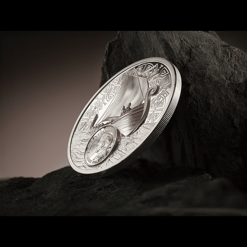 クック諸島 2026年 伝説のヴァイキング 5ドル銀貨 プルーフ(ウルトラ