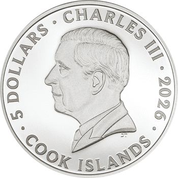 クック諸島 2025年 サムライ 25ドル銀貨 プルーフ(ウルトラハイ