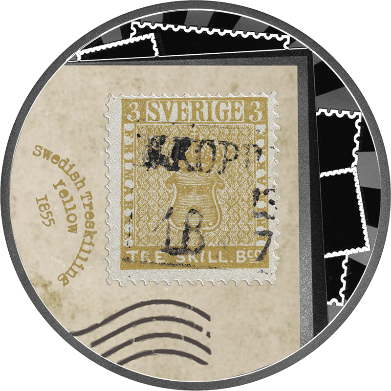 カメルーン 2025年 世界で最も価値ある切手 スウェーデンのトレス