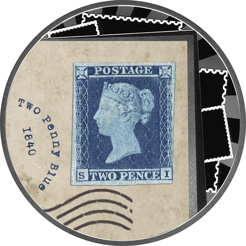 カメルーン 2025年 世界で最も価値ある切手 トゥー・ペニー・ブルー