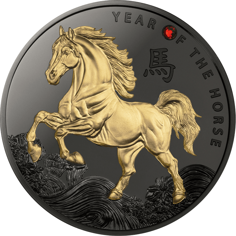 武士道2オンスプルーフ 立体銀貨虎金メッキ 武士道2オンスプルーフ立体