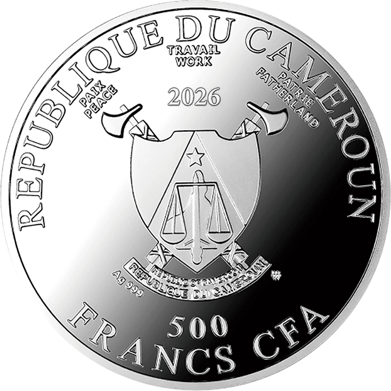 2017 カメルーン 500フラン 銀貨 バベルの塔 プルーフ カメルーン 2026年 世界を救う コアラ 500フランカラー銀貨 プルーフ