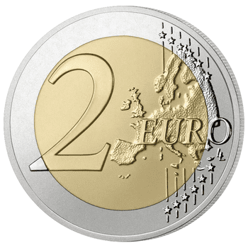フランス 2024年 オリンピック・パラリンピック競技大会 パリ2024公式記念コイン 第4貨 ヘラクレスとノートルダム大聖堂 記念2ユーロ貨 「R」ブリスターパック入 (Purple) 未使用