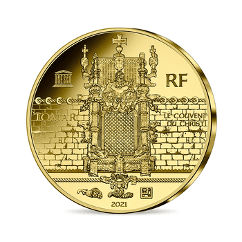 フランス 2021年 ユネスコ世界遺産 マゼラン没後500周年×マヌエル様式 200ユーロ金貨 プルーフ