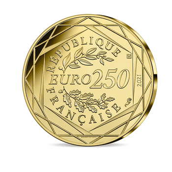 フランス 2021年 ハリー・ポッター ムービーコレクション 第2弾 金のスニッチ 250ユーロ金貨 未使用