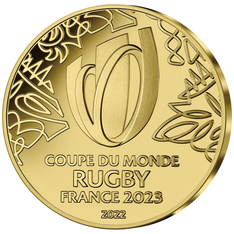 フランス 2022年 ラグビーワールドカップ2023公式記念コイン 第1貨