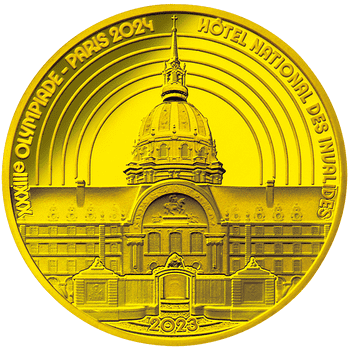 【F】 フランス 2023年 オリンピック・パラリンピック競技大会 パリ2024 公式記念コイン 50ユーロ金貨3種セット