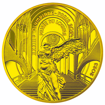 【F】 フランス 2023年 オリンピック・パラリンピック競技大会 パリ2024 公式記念コイン 50ユーロ金貨3種セット