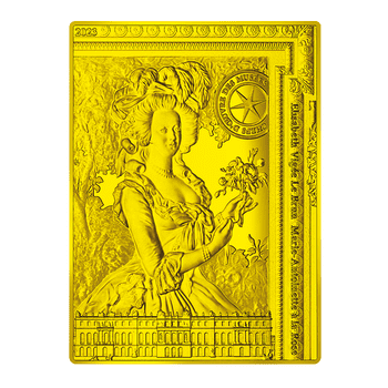 【D】 フランス 2023年 世界の美術館 傑作記念コイン マリー・アントワネット 50ユーロ金貨 プルーフ