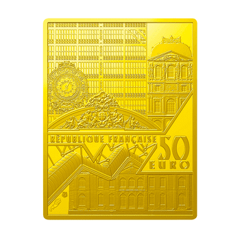【D】 フランス 2023年 世界の美術館 傑作記念コイン マリー・アントワネット 50ユーロ金貨 プルーフ