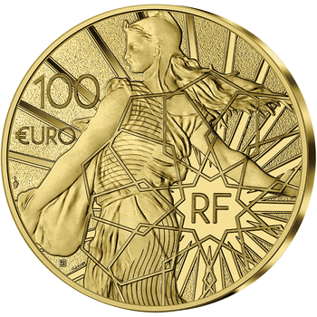 フランス 2023年 種を蒔く人シリーズ ミダース王 100ユーロ金貨 プルーフ