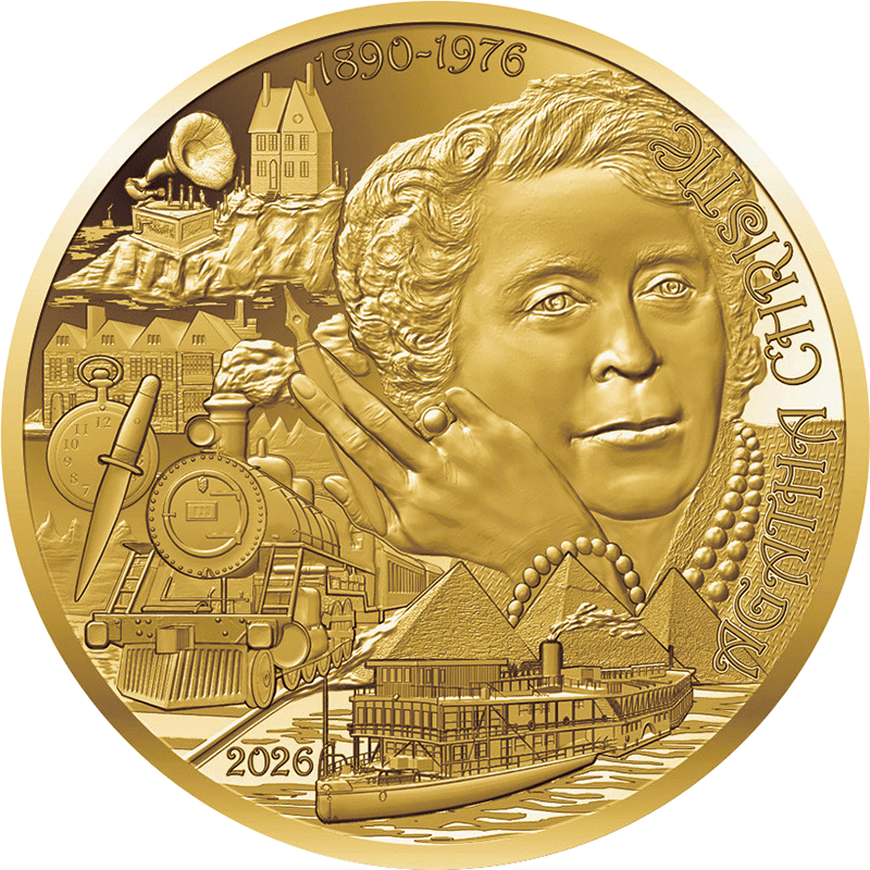 フランス 2026年 偉大な作家シリーズ アガサ・クリスティ没後50周年 50