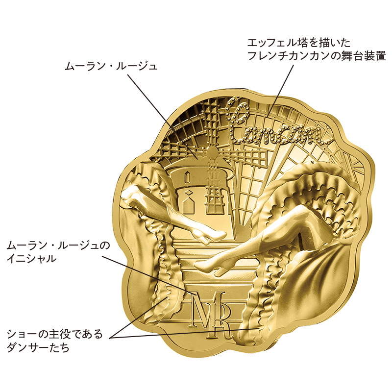 フランス 2026年 ムーラン・ルージュ 200ユーロ金貨 プルーフ