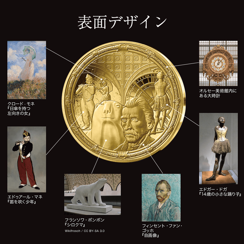 供給元問合せ】フランス 2026年 オルセー美術館開館40周年 500ユーロ