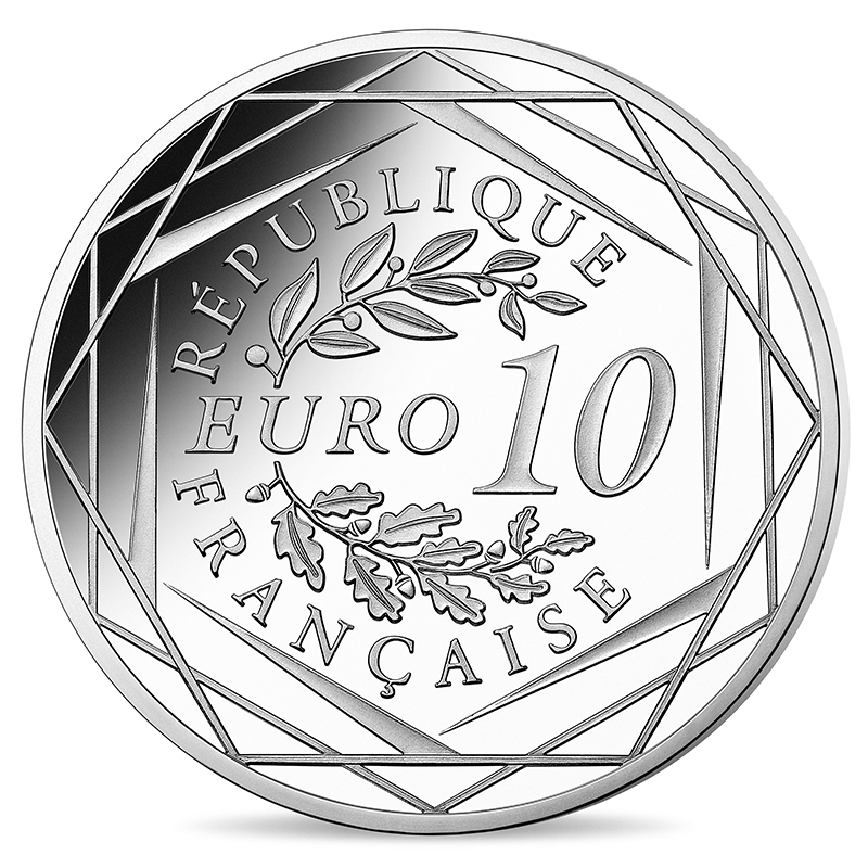 フランス 2020年 ジャック・シラク大統領 10ユーロ銀貨