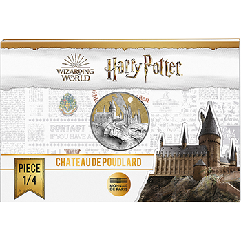 フランス 2021年 ハリー・ポッター 第1弾 ホグワーツ魔法学校 50ユーロカラー銀貨 未使用