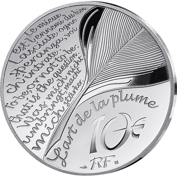 イヴ・サンローラン 生誕80周年記念銀貨 2016年 フランス造幣局