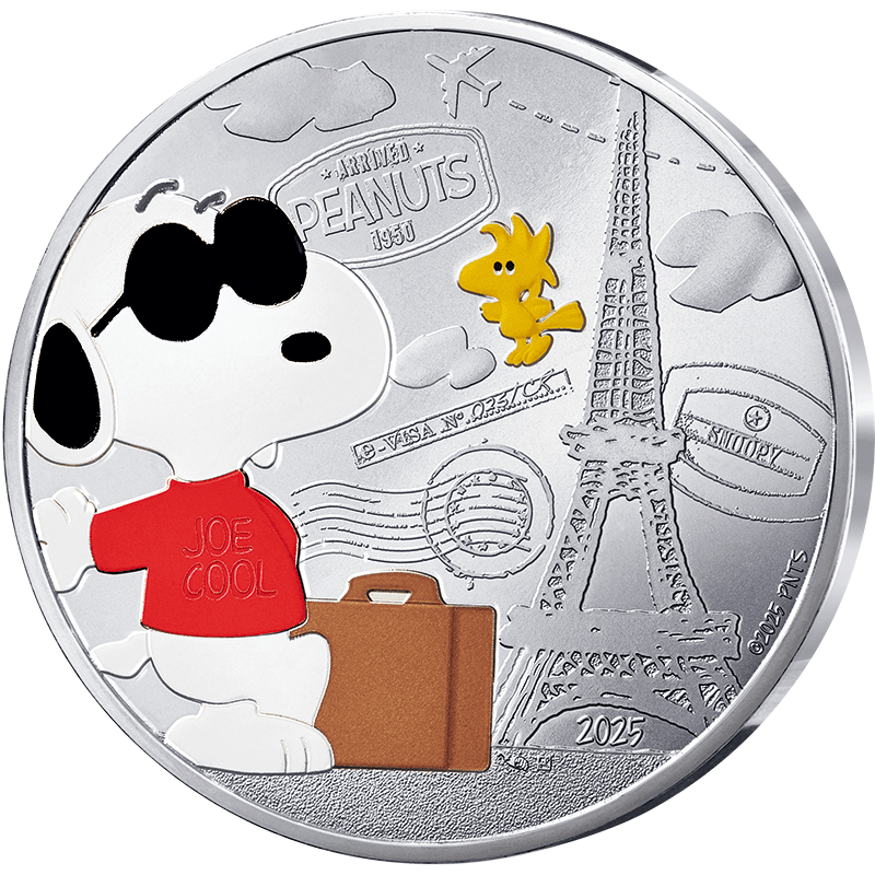 フランス 2025年 ピーナッツ75周年 ＜スヌーピーとハート/スヌーピーと