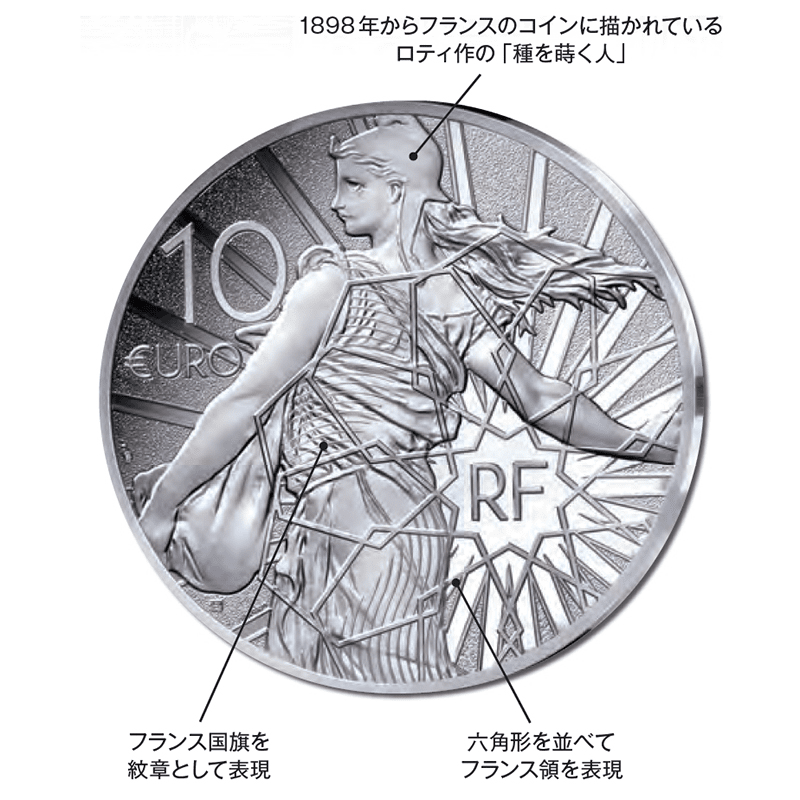 フランス 2025年 種を蒔く人シリーズ 最終貨 エル・ドラド 10ユーロ